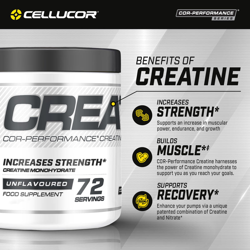 [Australia] - Cellucor Cor-Performance Creatine Monohydrate for Strength and Muscle Growth, 72 servings 72 Servings (Pack of 1) 
