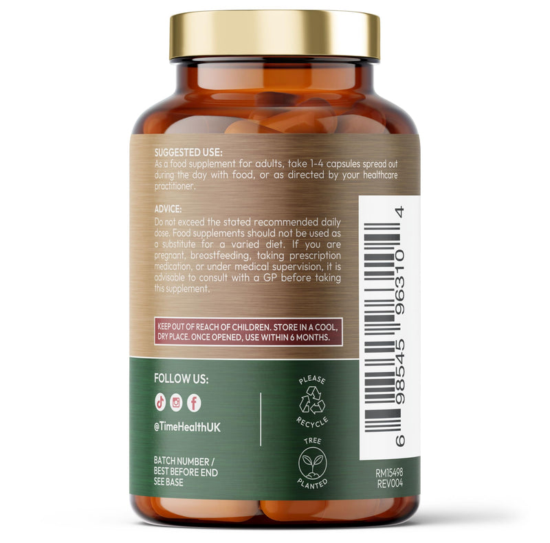 DistilPure MSM - Plant-Derived Sulphur 1000mg Capsules - UK Manufactured - Zero Additives - Pullulan - 120 Capsules 120 count (Pack of 1)