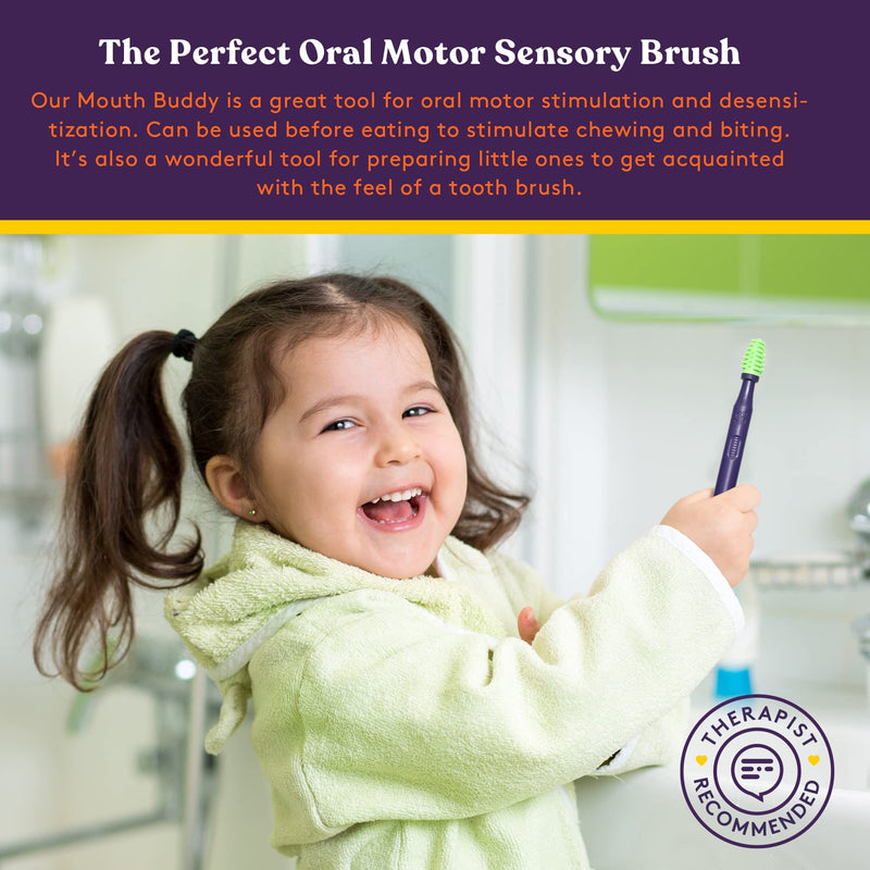 [Australia] - Special Supplies Sensory Mouth Brushes and Oral Stimulation Tools for Kids and Adults, 6 Pack, Wake Up Mouth for Desensitization, Soft, Flexible, Textured Silicone 