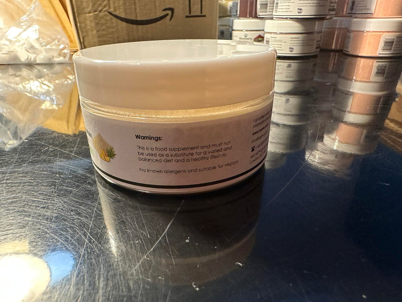 Bromelain Powder Enzyme - Digestive Enzyme Powder, Enhanced Super Digestive Enzymes, Bromalein Enzymes - Vegan, Gluten Free - 50g Bromelain
