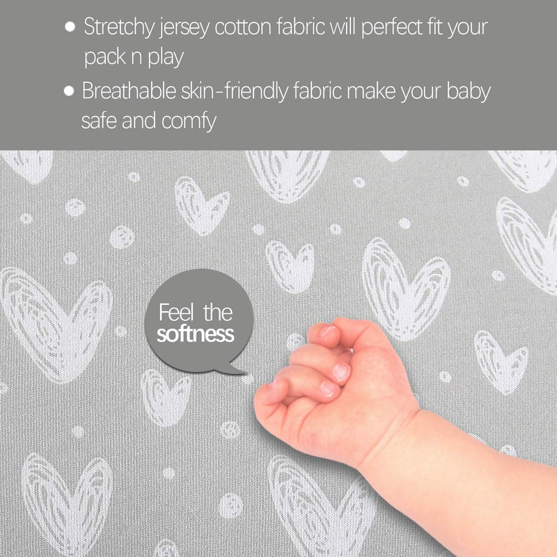 [Australia] - Nursing Pillow Cover 2 Pack Compatible with Boppy Pillow, 100% Jersey Cotton with Large Zipper Super Soft & Breathable & Skin Friendly for Moms/Kids, Grey & White 