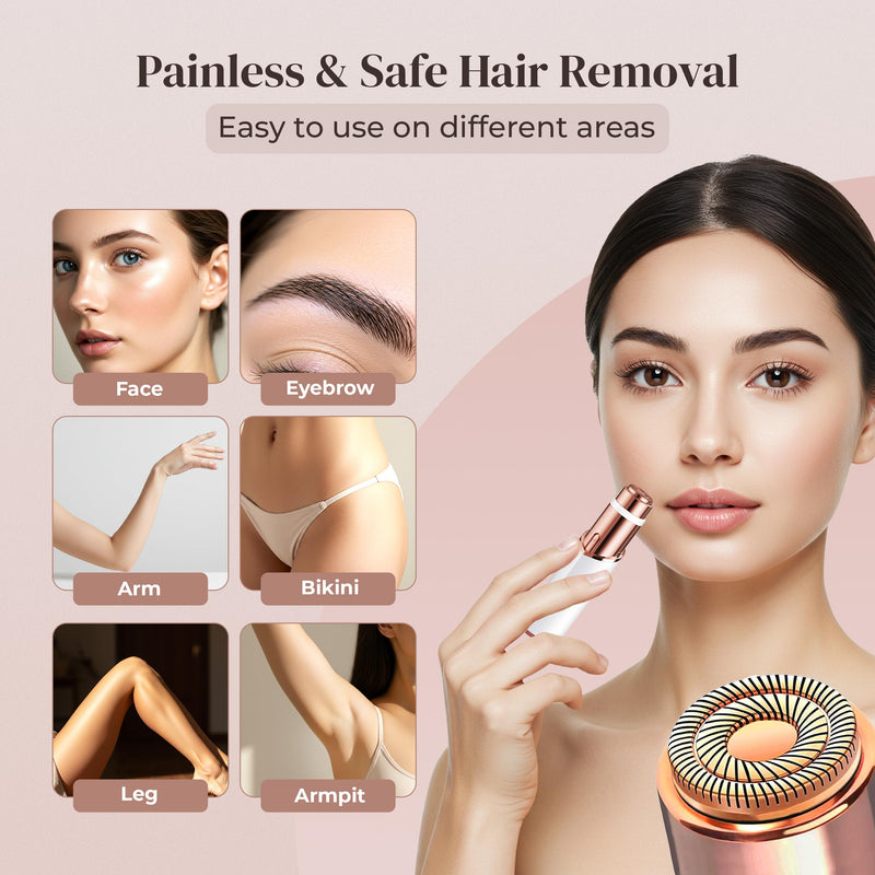[Australia] - Gen 3 Replacement Heads for Finishing Touch Flawless Facial Hair Removal for Women, Also fits Profeir innobeaut gurelax EVIEY KRADAA VISOFO bikurpia Hair Remover Razor Generation 3 (Set of 4) 
