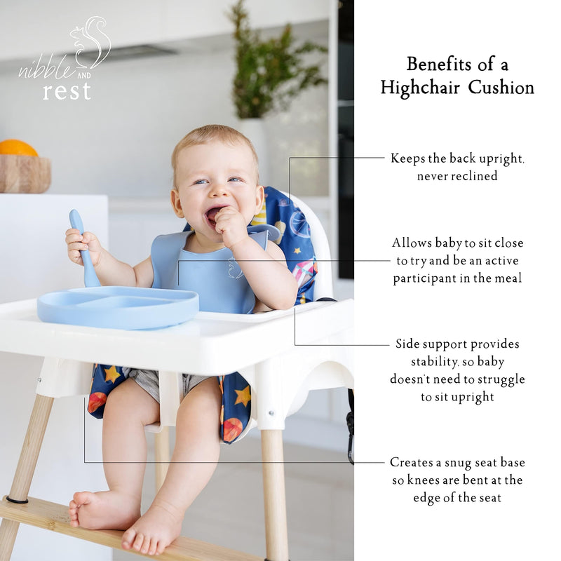[Australia] - Highchair Support Cushion, Inflatable Insert, Compatible for IKEA Antilop Highchair, Highchair Accessories, Made from Wipeable, Durable Plastic (Support Cushion) 