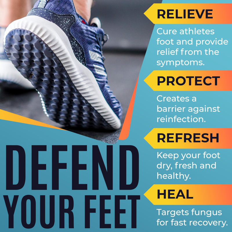 Athletes Foot Cream Antifungal for Cracked Heels, Dry Skin & Itchy Feet | Relieves Itching, Burning & Redness, Antifungal Treatment Helps with Nail Fungus, Jock Itch & Ringworm, Dry Skin, 4.05 oz