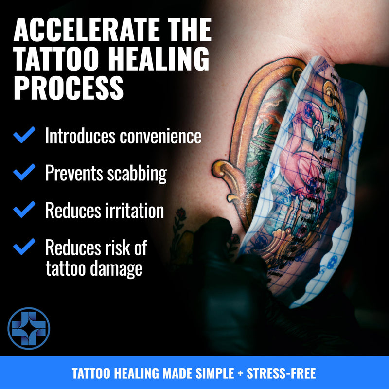 [Australia] - Saniderm Flex Tattoo Aftercare Bandage (New) (3 Sheets, 6 in x 8 in) ‚Äì Convenient, Faster Tattoo Healing and Protection ‚Äì Sterile, Waterproof, Ultra Flexible, Tatoo Aftercare Wrap ‚Äì Matte Finish 6" x 8" (3 Sheets) 
