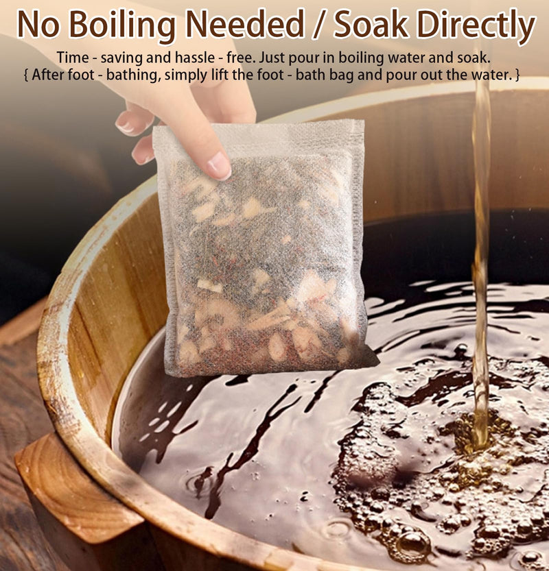 [Australia] - 48 Flavor Herbal Detox Foot Soak - Foot Bath Herb Pedicure Spa Bath Soak Foot Detox Soak to Remove Toxins - Relieve Fatigue 、Improve Sleep、Dispel Cold & Dampness (900 g (30g x 30pcs), Green) 900 g (30g x 30pcs) 