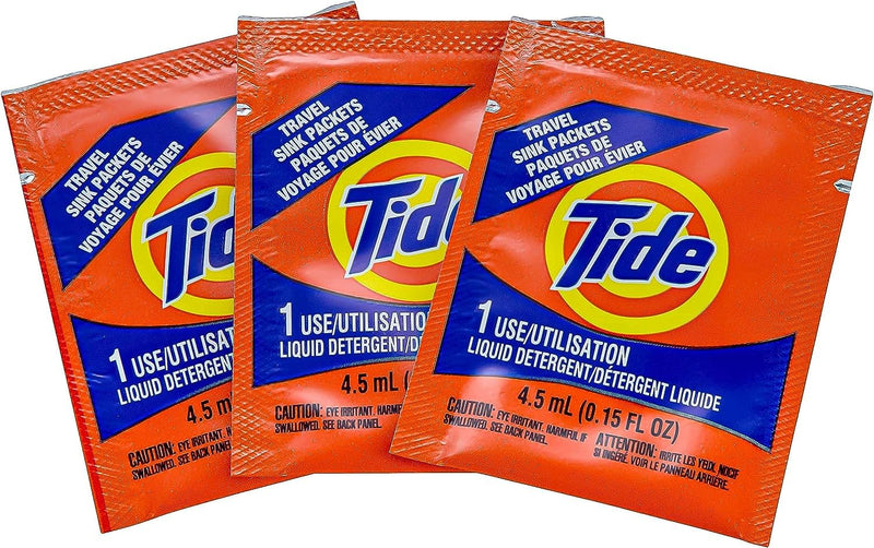 [Australia] - Tide Liquid Travel Sink Packets, 3-Count 0.45 Fl Oz (Pack of 1) Fresh 