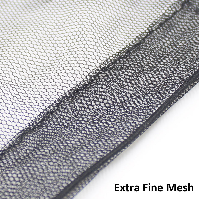 [Australia] - Anvin mosquito head nets against insects, insects, insects, insects, mosquitoes from all outdoor activities, works over most hats, comes with storage bags (3 pieces) black 