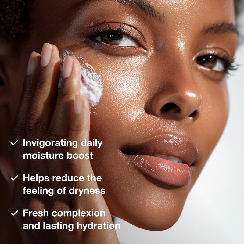 Phytomer Hydracontinue Radiance Energizing Face Moisturizer (50 ml) | Lightweight Daily Cream Provides Restoring Moisture to Dry Skin, With Weaving Algae, Sea Buckthorn, & Vitamins B5, E, F