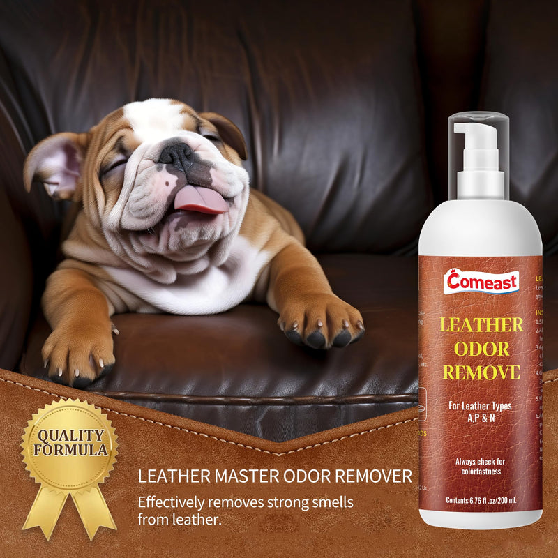 [Australia] - Leather Odor Remover, Leather Cream, Leather Cleaner and Leather Conditioner, Protect, Restore Leather Couches, Furniture, Car Interiors, Jackets, Shoes, Or Other Leather Items Unscented 6.76 Fl Oz 