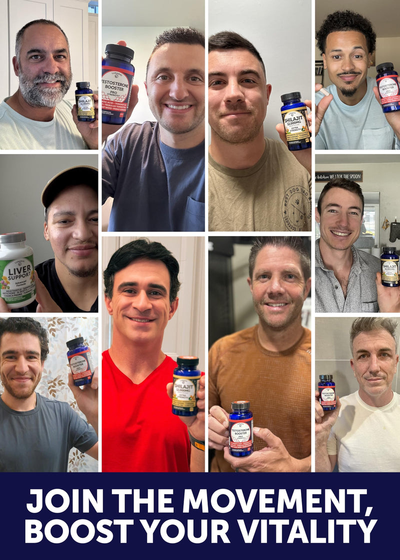 [Australia] - Lunakai USA Made Natural Testosterone Booster for Men with Tongkat Ali, Ashwagandha & Shilajit - Testosterone Supplement for Strength, Energy & Stamina, 60ct Single Bottle 