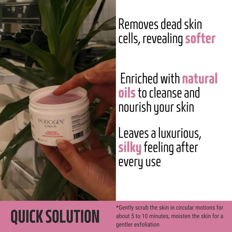 [Australia] - Hand & Foot Exfoliating Scrub, Hydrated, Fresh and Nourished Skin, Restores Softness to Hands and Feet, Infused with Natural Oils and Watermelon 8.45 fl. Oz. 