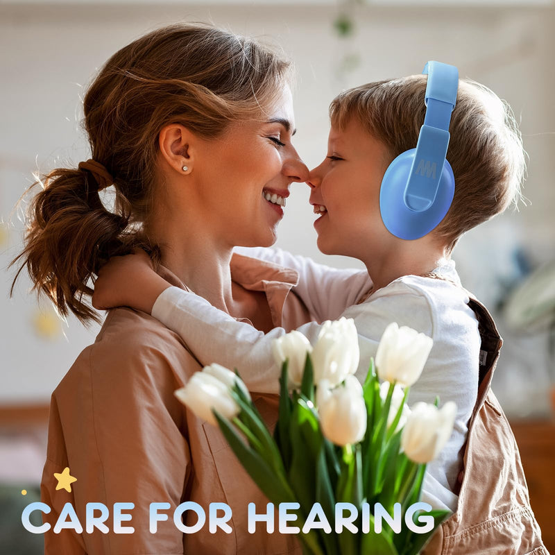 [Australia] - Mumba Noise Reduction Safety Ear Muffs, Baby Toddler Kid Sensory Ear Hearing Protection Earmuff, NRR 25dB Noise Cancelling Sound Proof Headphones for Flying Travel, Concerts, Fireworks, Shooting, Blue 
