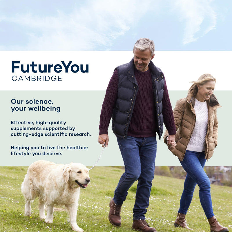 FutureYou Cambridge NAD+ Advanced – Cellular Energy & Healthy Ageing Support with Nicotinamide Riboside, Veri-te Resveratrol, Green Tea Extract, Zinc & B Vitamins – Vegan, 28 Capsules (28-Day Supply)