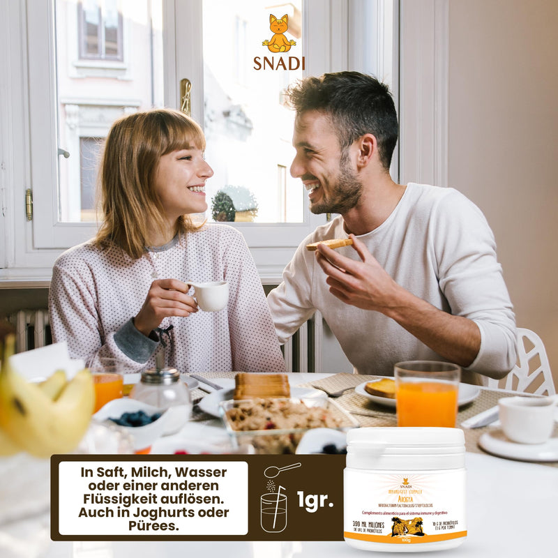 [Australia] - Snadi - Advanced Soluble Probiotics and Prebiotics | 100 gr | 390 billion CFU | AROGYA IMMUNITY | Prebiotic 90g | Suitable for all ages 