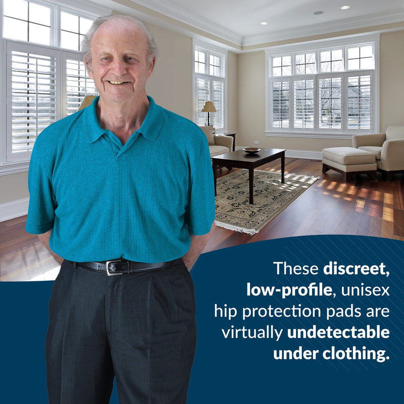 TIDI Posey Hipsters, Unisex, Medium – Qty: 1 – Washable, Comfortable, Low-Profile Hip Protection Pads – Hip Protectors for Elderly Care, Seniors & Home Care (6016M) Hipsters Standard Brief
