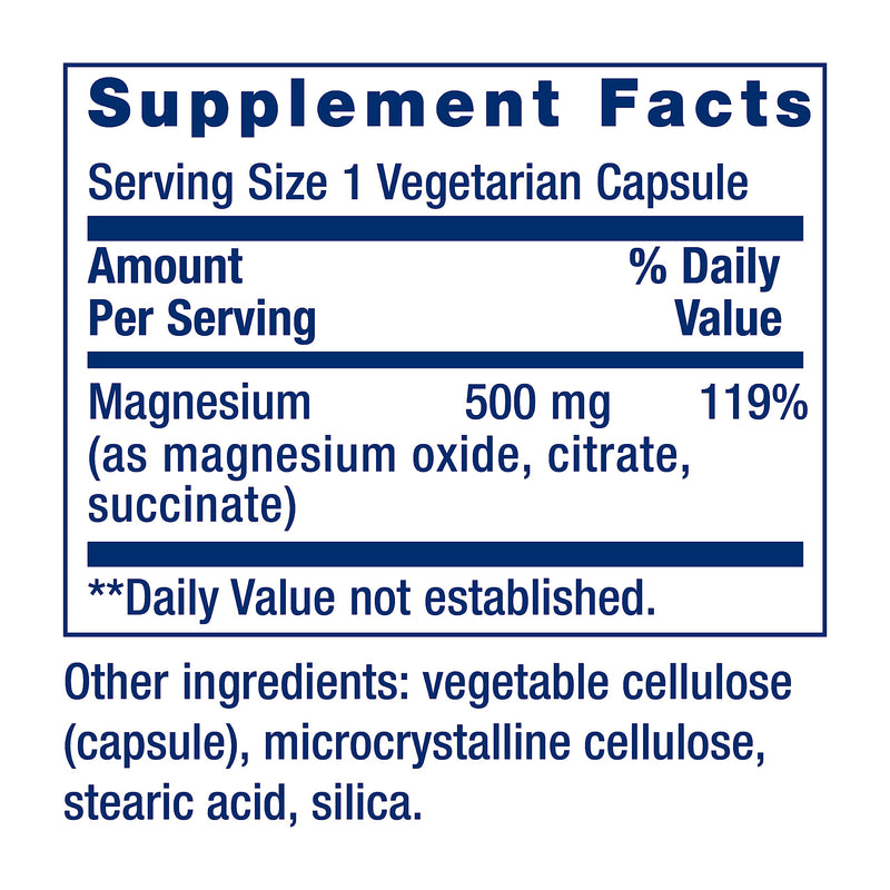 Orgain Hydrolyzed Collagen Peptides Powder, Life Extension Magnesium Caps, 500mg - Joint, Hair, Skin, Nail Support & Heart Health