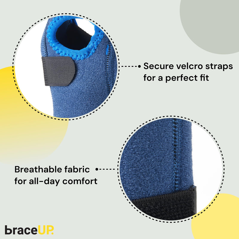 [Australia] - BraceUP Stabilized Kids Wrist Brace- Youth Wrist Support, Kids Wrist Splint, Child Wrist Brace for Daily Use, Boys and Girls height 3‚Äô3‚Äù to 4‚Äô11‚Äù, size 3-12 (Left Hand) Left Hand 