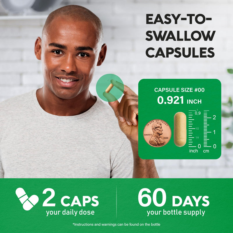 [Australia] - Boswellia 1200mg - Boswellia Extract | Turmeric | Hyaluronic Acid | MSM | Same - Joint Health & Comfort - Boswellia Serrata | 65% Boswellic Acid - for Men & Women - Made in USA - 120 Capsules 120 Count (Pack of 1) 