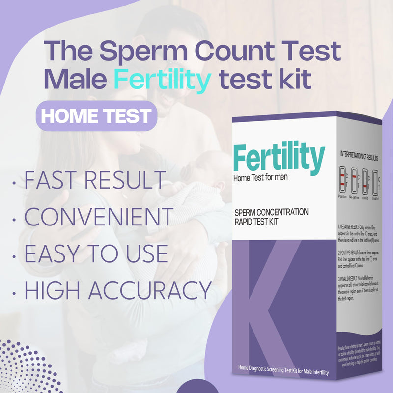 [Australia] - Trak Plus Male Fertility Testing System Fertility Home Test Kit for Men- Shows Normal or Low Sperm Count- Easy to Read Results-Convenient, Accurate, Private 