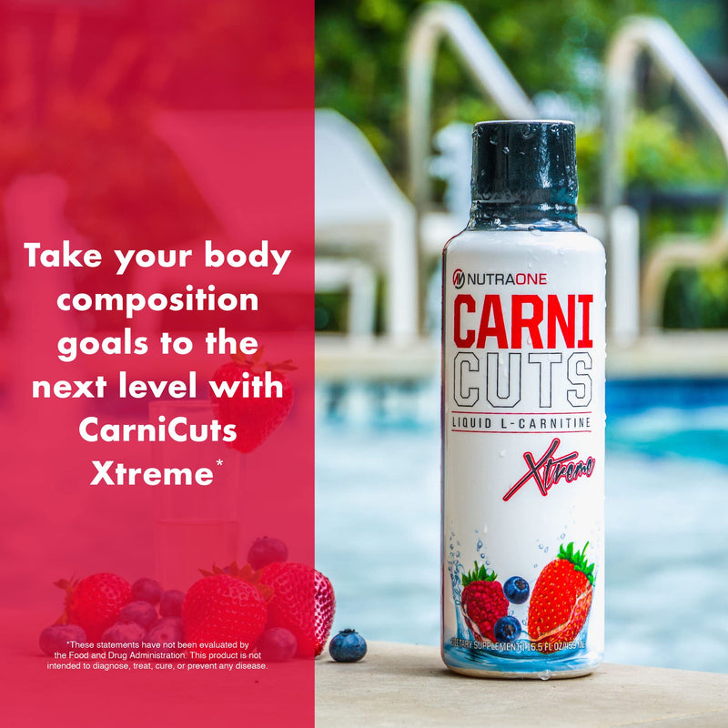 [Australia] - NutraOne Carnicuts Xtreme, L-Carnitine Liquid Supplement Stimulant Free (Pineapple - 31 Servings)* 