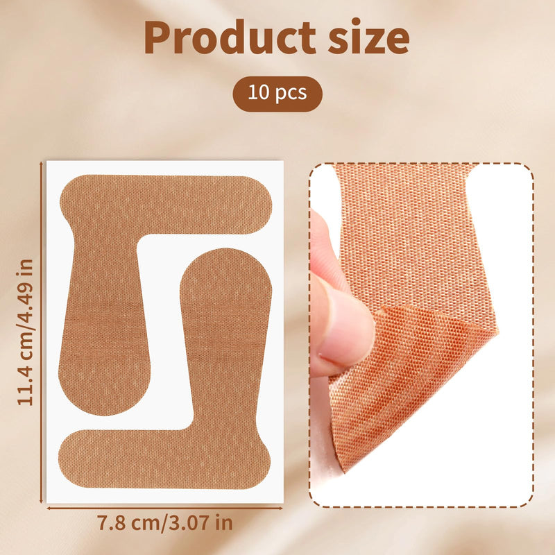 [Australia] - Thumb Support Tape for Arthritis & Tendonitis 10 Sheet (20 PCS), Self-Adhesive Elastic Thumb Brace for Pain Relief, Adjustable Beige Wraps Precut Thumb Support Tape for Sports Housework & Daily Use 