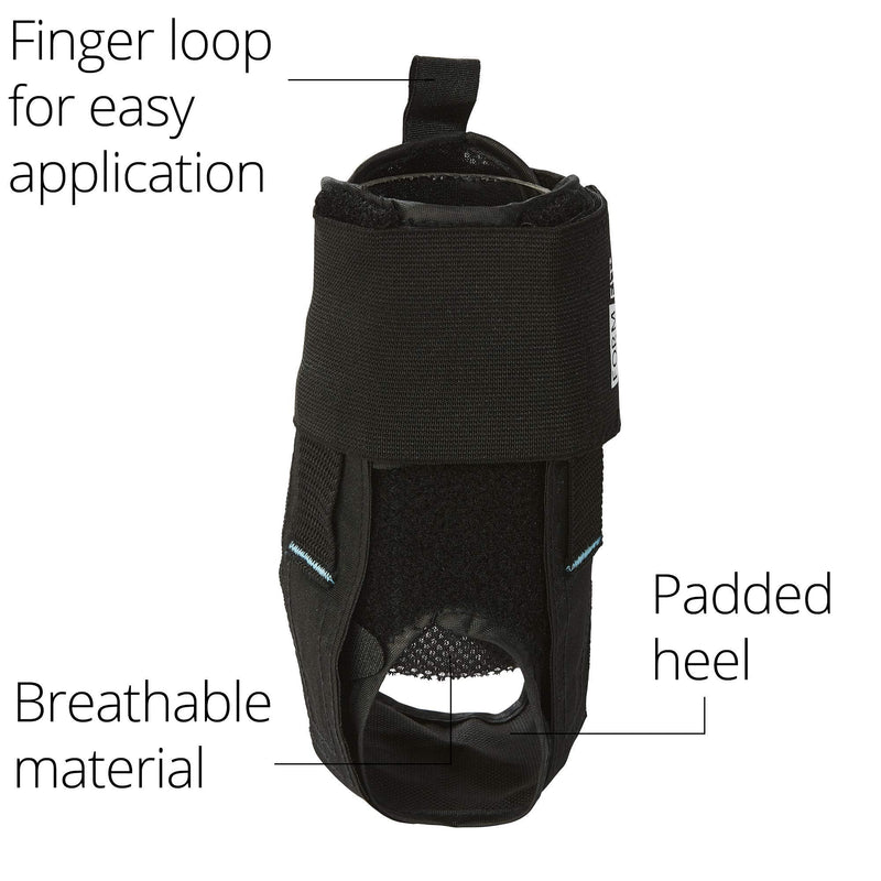 [Australia] - Ossur FormFit Ankle Brace with Speedlace & Figure 8 Straps | Single Pull Closure & Removable Semi-Rigid Stays | Ankle Immobilization Post Injury or Prophylactic Use | Durable Material | (Medium) 