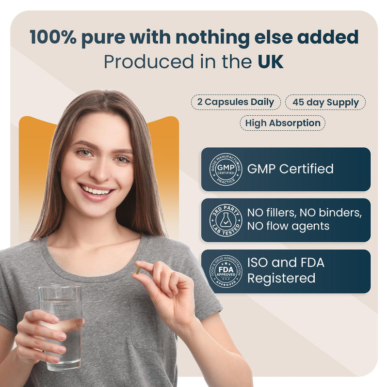 Ayurvedic Shilajit 1000mg & Organic Ashwagandha - 90 High Strength Caps, Fulvic Acid, Mineral Rich Supplement, Stress & Energy Support, Adaptogen, Vegan, GMO-Free, Made in UK by Nature Provides