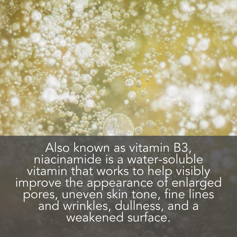 Niacinamide Serum for Face & Body - Vitamin B3, Pore Minimizing, 1 fl oz | Lightweight, no-flush topical that hydrates and evens skin tone and texture for a fresher, smoother-looking complexion