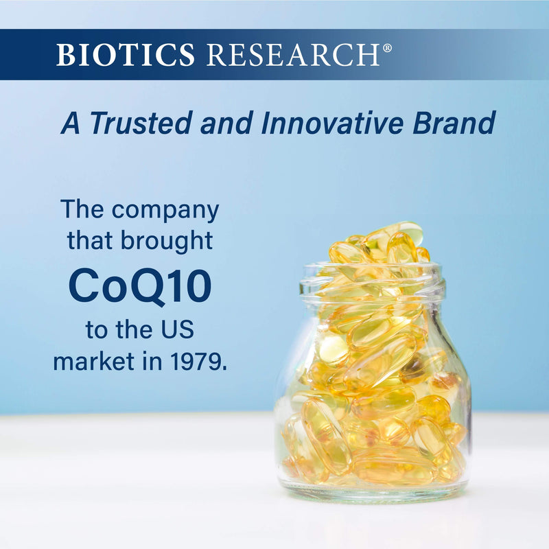 BIOTICS RESEARCH Coq-Zyme 100 Plus CoQ10 100mg, Vitamin B Complex 90 Caps | Emulsified Co Q10, High Absorption, Added B-Complex Vitamins, Heart Health, Healthy Energy Levels