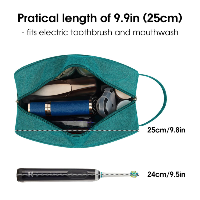 Narwey Foldable Travel Duffel Bag With Toiletry Organizer Traveling Dopp Kit Shaving Bag