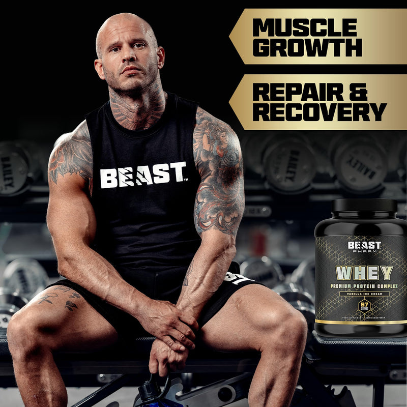 Beast | Protein Shaker Bottle + Whey Protein Powder Samples | 6 Sachets + 1000ml Shaker Gym Gift Set Sample Packs Sample Pack (6 Sachets + 1000ml Shaker)