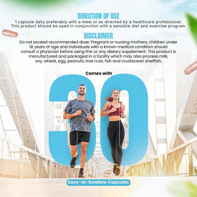 Fat Burner Weight Loss Diet Pills for Women & Men with GLP-1 Support 30 Count (Pack of 1)