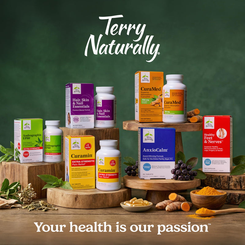 Terry Naturally Healthy Ligaments and Tendons - Collagen - 60 Count | Connective Tissue Support Supplement. 60 capsules.