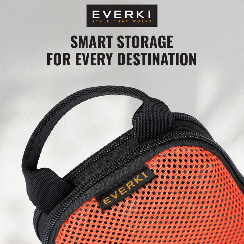 EVERKI Compression Mesh Panel Packing Cubes Lightweight, Small - 4.6 L | Durable Compression Travel Organizer, Fits Luggage, Backpacks & Suitcases, Premium Lightweight Compressible Design, Small