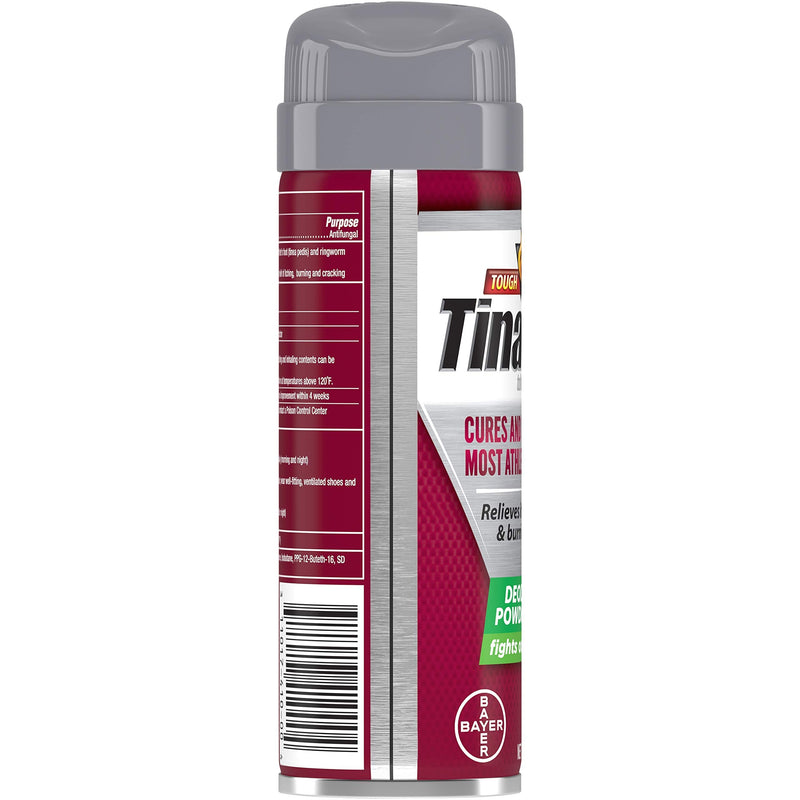 Tinactin Athlete's Foot Antifungal Deodorant Powder Spray, 4.6 oz Can (Pack of 2)