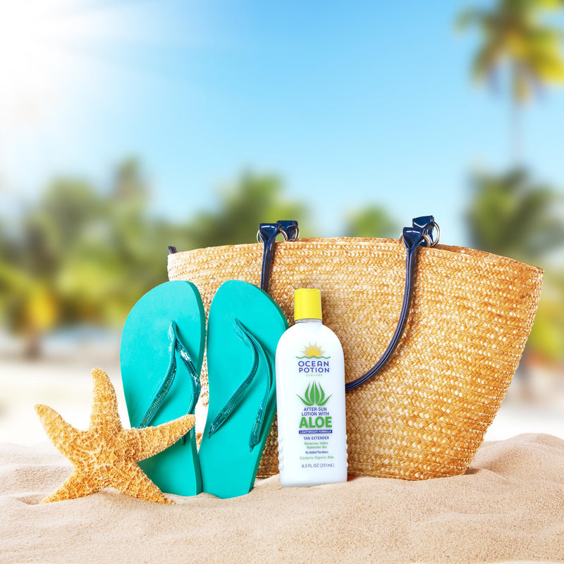 Ocean Potion After Sun Lotion with Aloe Vera, Hydrating Moisturizing Body Lotion for Dry Skin, Lightweight Aloe Vera Lotion with Vitamin E, Paraben-Free After Sun Care, 8.5 oz 8.5 Fl Oz (Pack of 1)