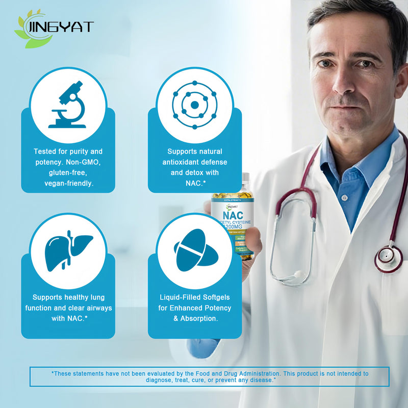 [Australia] - NAC Supplement N-Acetyl Cysteine | High Absorption NAC 1200mg Softgels for Liver & Kidney Detox, Immune Support & Antioxidants | Vegan Capsules | 2 Month Supply | Non-GMO | Gluten Free | 120 Count 