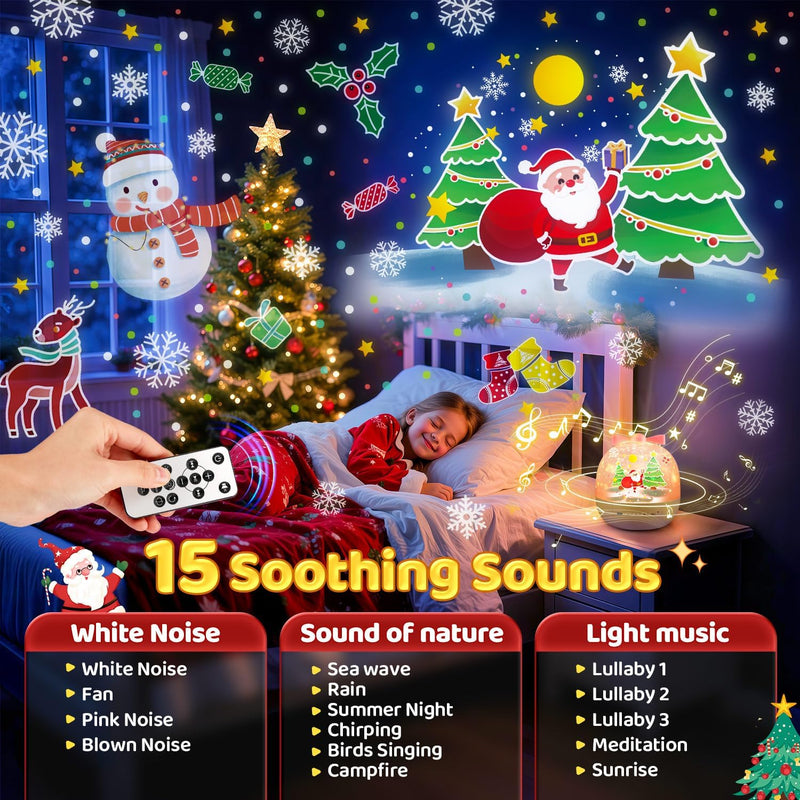 [Australia] - Night Light for Kids+15 Films+White Noises, 105 Lighting Kids Night Light Projector, Remote Dimmable Light Projector for Bedroom, Rechargeable Toddler Night Light,Kawaii Unicorn Gifts for Girls 