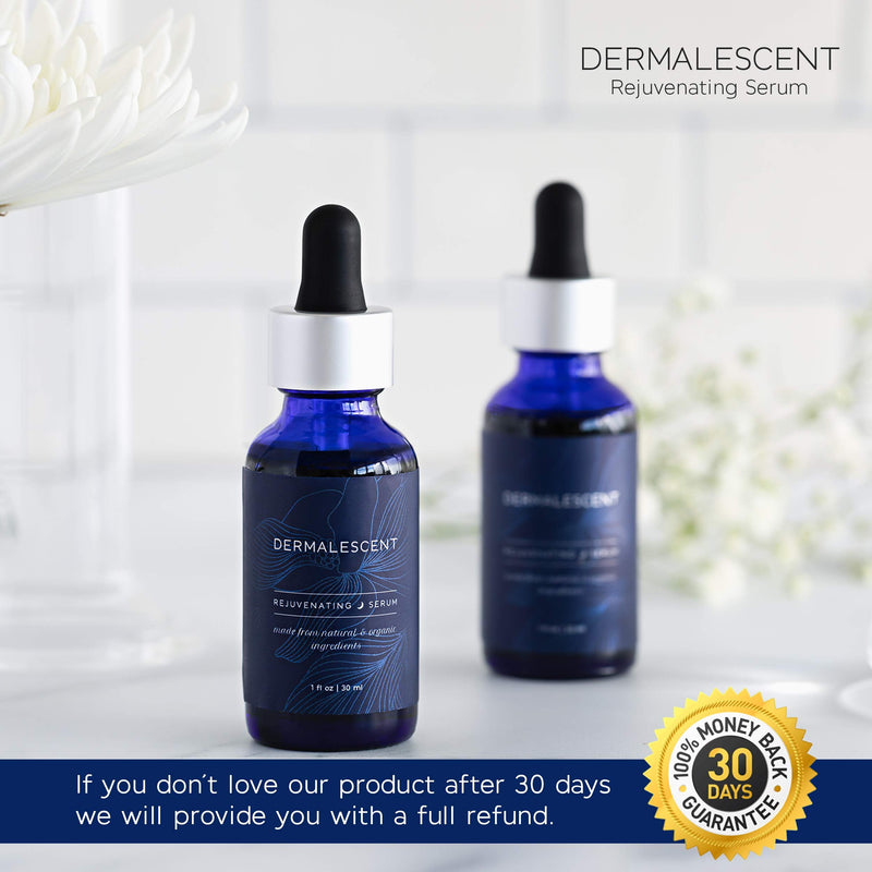 Antioxidant Serum for Anti Aging made from Organic Ingredients - Enhanced Facial Oil - Natural Wrinkle Skin Care with Vitamin E Vitamin C and Olive Squalane