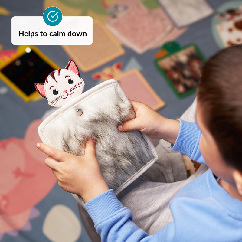 [Australia] - Sensory Mats | Sensory Wall Panel for Kids | Sensory Tiles Pets 6-Pack | Toddler Classroom Must Haves | Sensory Mats for Autistic Children | Tactile Sensory Toys | Texture Fabric 