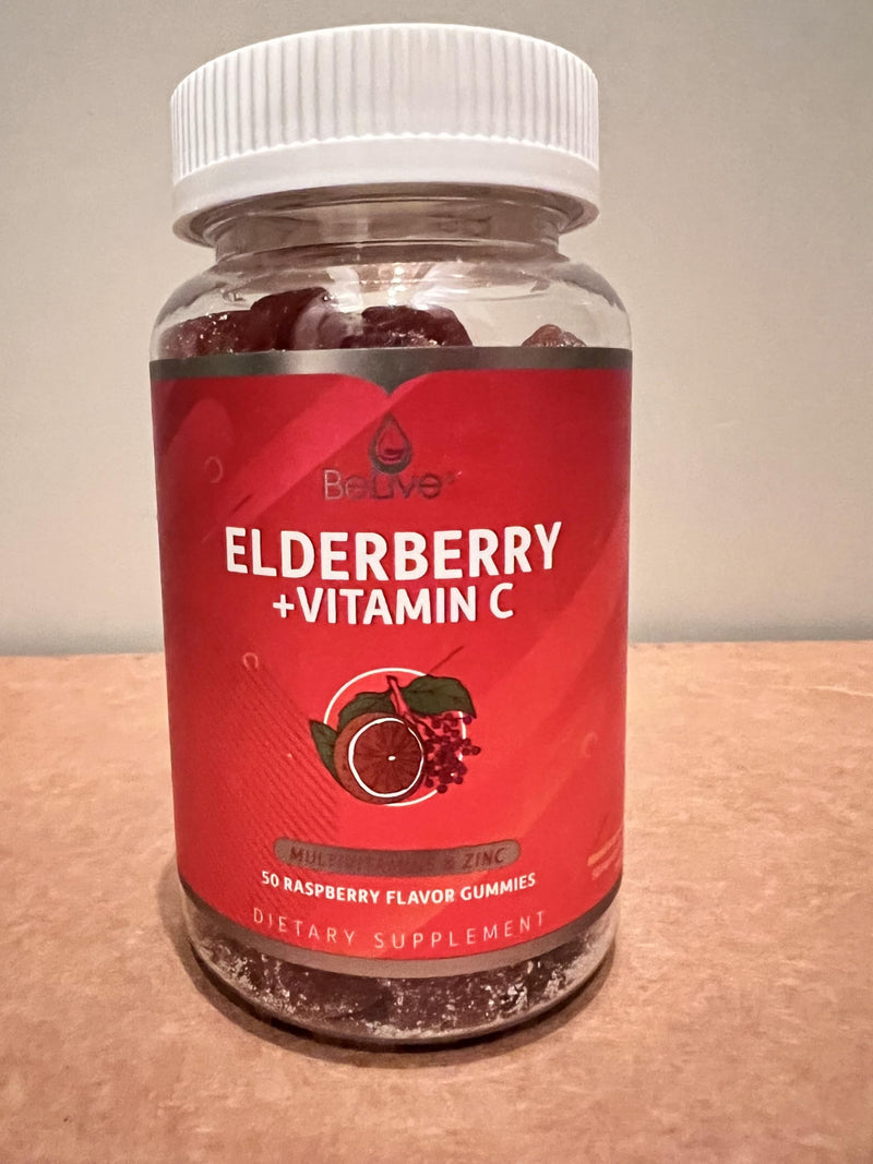 BeLive Elderberry Vitamin C + Turmeric Bundle for Immune Support, Mobility Support, Healthy Bones & Teeth