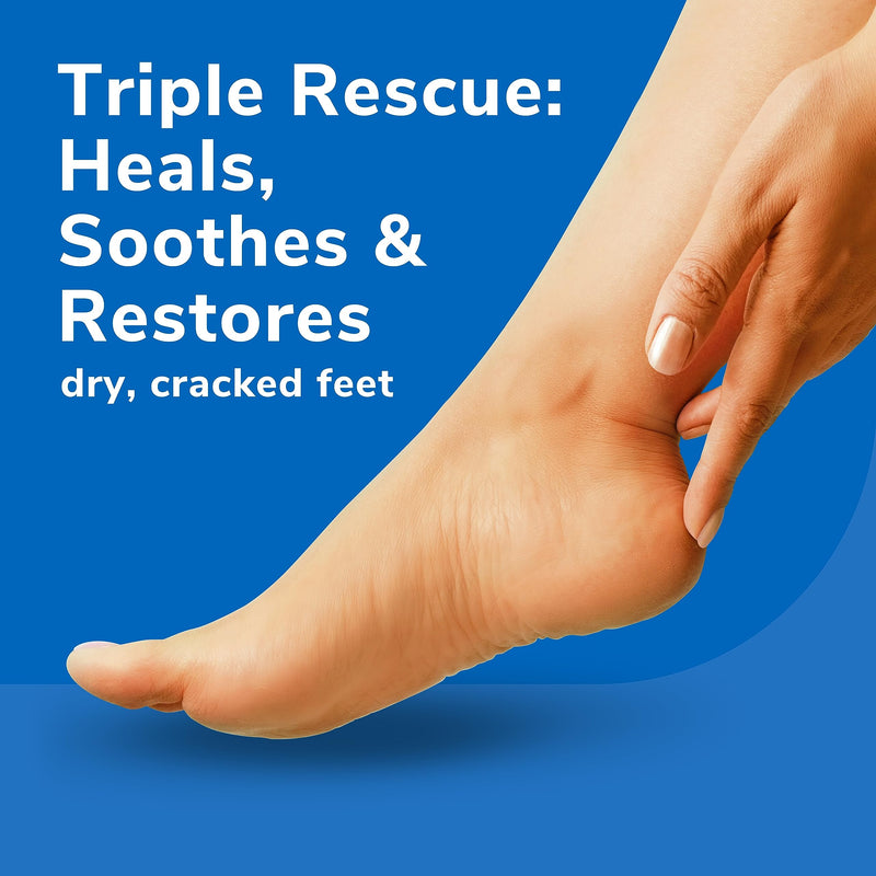 Dr Scholl's Dry Cracked Foot Repair Cream 3.5 oz & Odor-X Ultra Odor-Fighting Spray Powder 4.7 oz Bundle