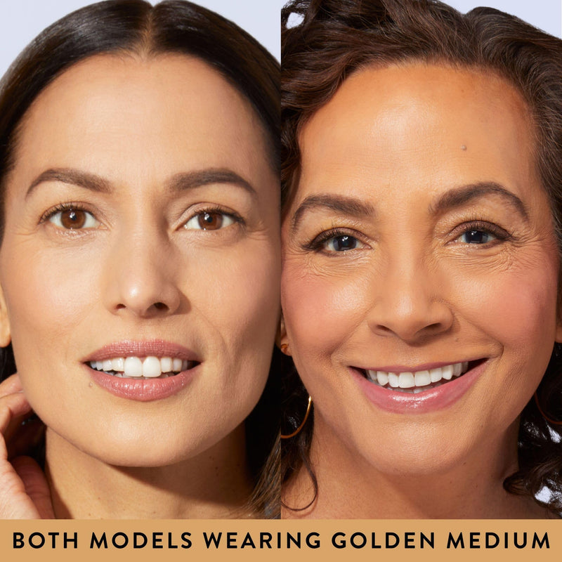 [Australia] - LAURA GELLER NEW YORK Laura's Must-Haves Kit 3pc: Baked Balance-n-Brighten Powder Foundation, Golden Medium + Spackle Skin Perfecting Makeup Primer, Hydrate + Airbrush Round Kabuki Brush 05 Golden Medium 