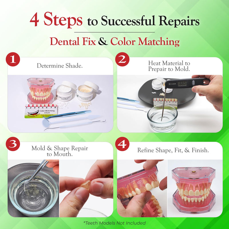 [Australia] - BF Products SmileFix Deluxe Dental Repair Kit - Color Matching Compound - Includes Tools - Missing Or Damaged Teeth - Fix Gaps, Broken Teeth - Durable Tooth Repair - Fast & Easy Process 