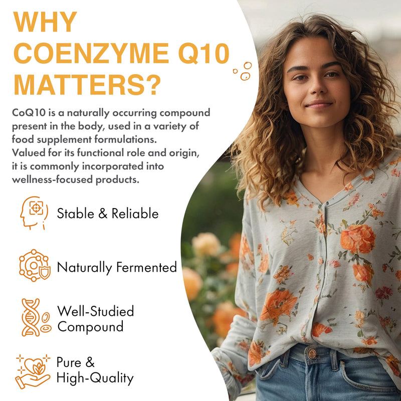 Source of Nature® Coenzyme Q10 200mg - 120 Vegan Capsules (4-Month Supply) | Naturally Fermented Bioidentical Ubiquinone | High Strength & 99% Pure | with BioPerine® Black Pepper Extract