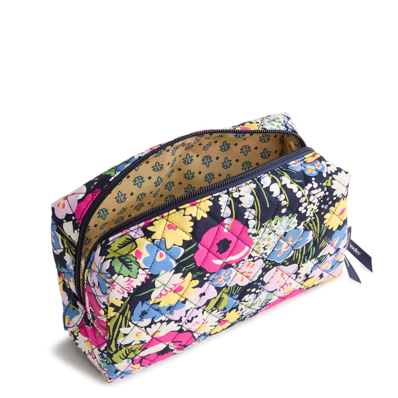 Vera Bradley Women's Premium Cotton Medium Cosmetic Bag – Poppy Fields