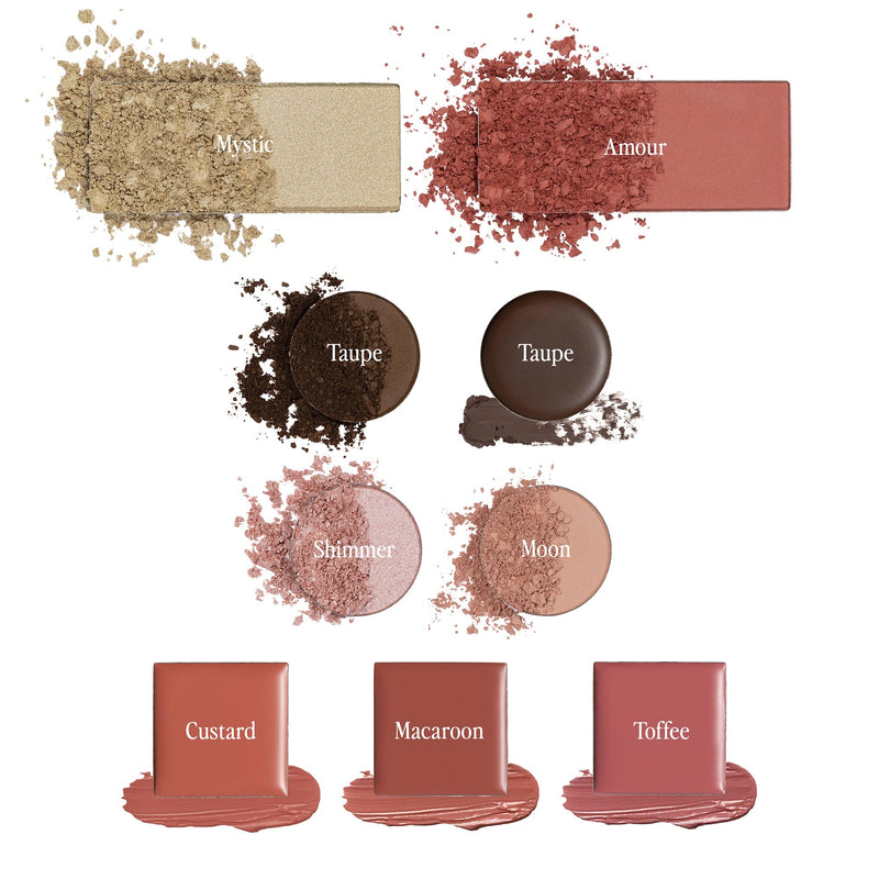[Australia] - bdb Beauty Box - Magnetic Makeup Palette with Mirror, Eyeshadow, Lipstick, Blush Powder and Highlighter, Trend Setter 