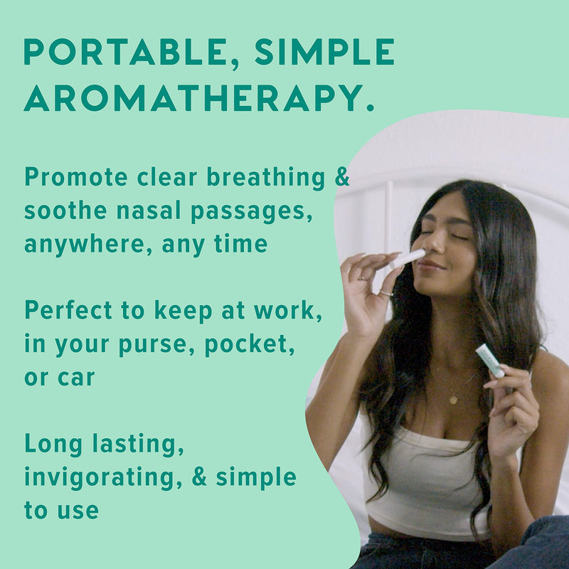 [Australia] - MOXĒ Eucalyptus Essential Oil Nasal Inhaler, Sinus & Congestion Relief, Daily Relaxation, Stress Relief, Therapeutic No-Mess Aromatherapy, Pure and Natural, Made in USA (3 Pack) 3 