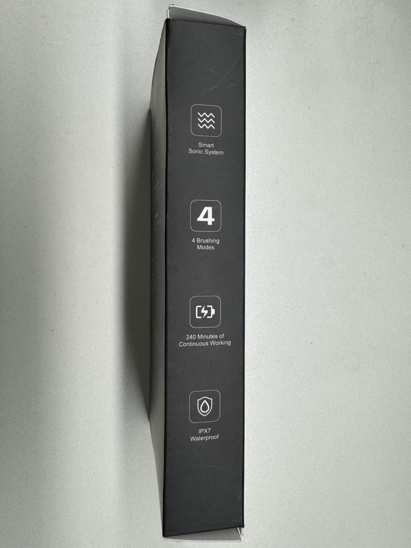 Electric Toothbrush for Adults, 42000 VPM Deep Clean Sonic Toothbrush with 6 Brush Heads, 4 Modes, 120-Day Battery Life, IPX7 Waterproof Rechargeable Toothbrushes Built-in Smart Timer (White)